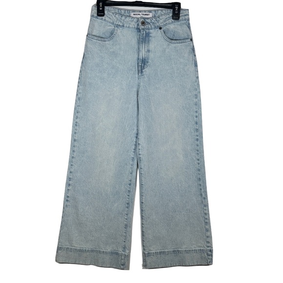 Social Tourist Denim - Social Tourist Ultra High Rise Wide Leg Light Wash Size 4